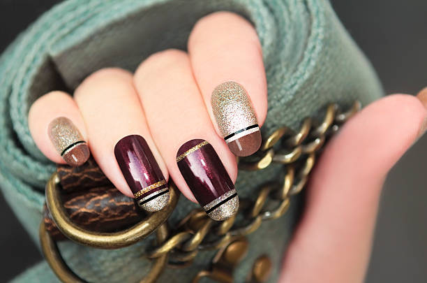 Nail Art Ideas Using Metallic Colors